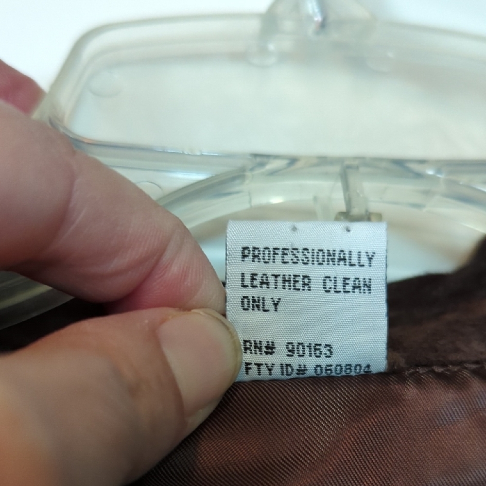 Brown Suede Women's Jacket - Picture 3 of 8